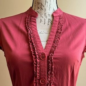 Burnt orange fall dress